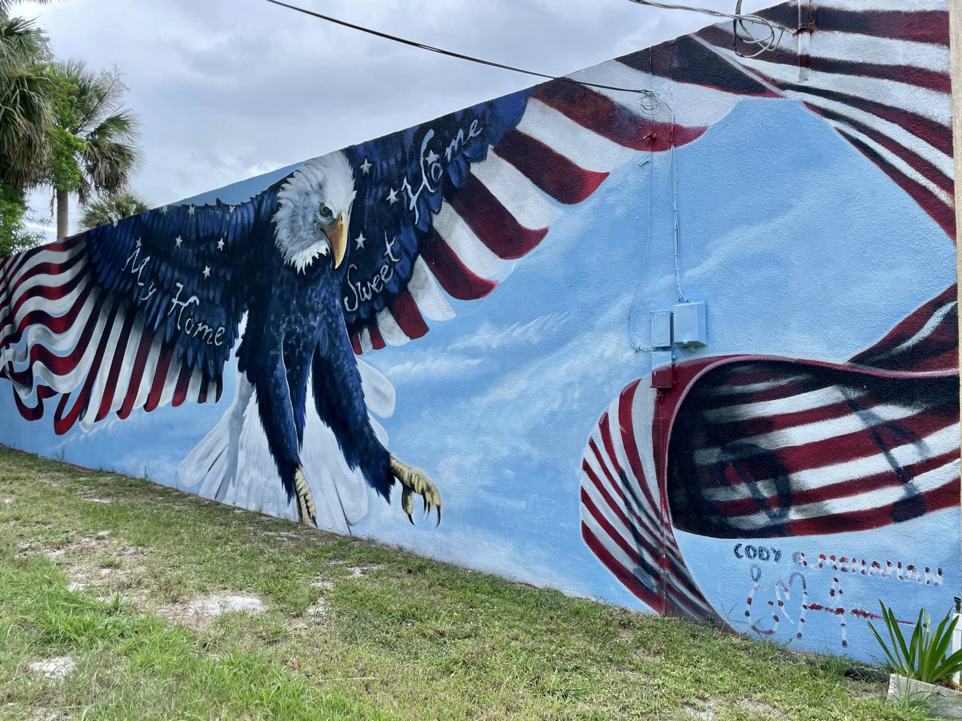 Cody Monahan American Eagle Mural