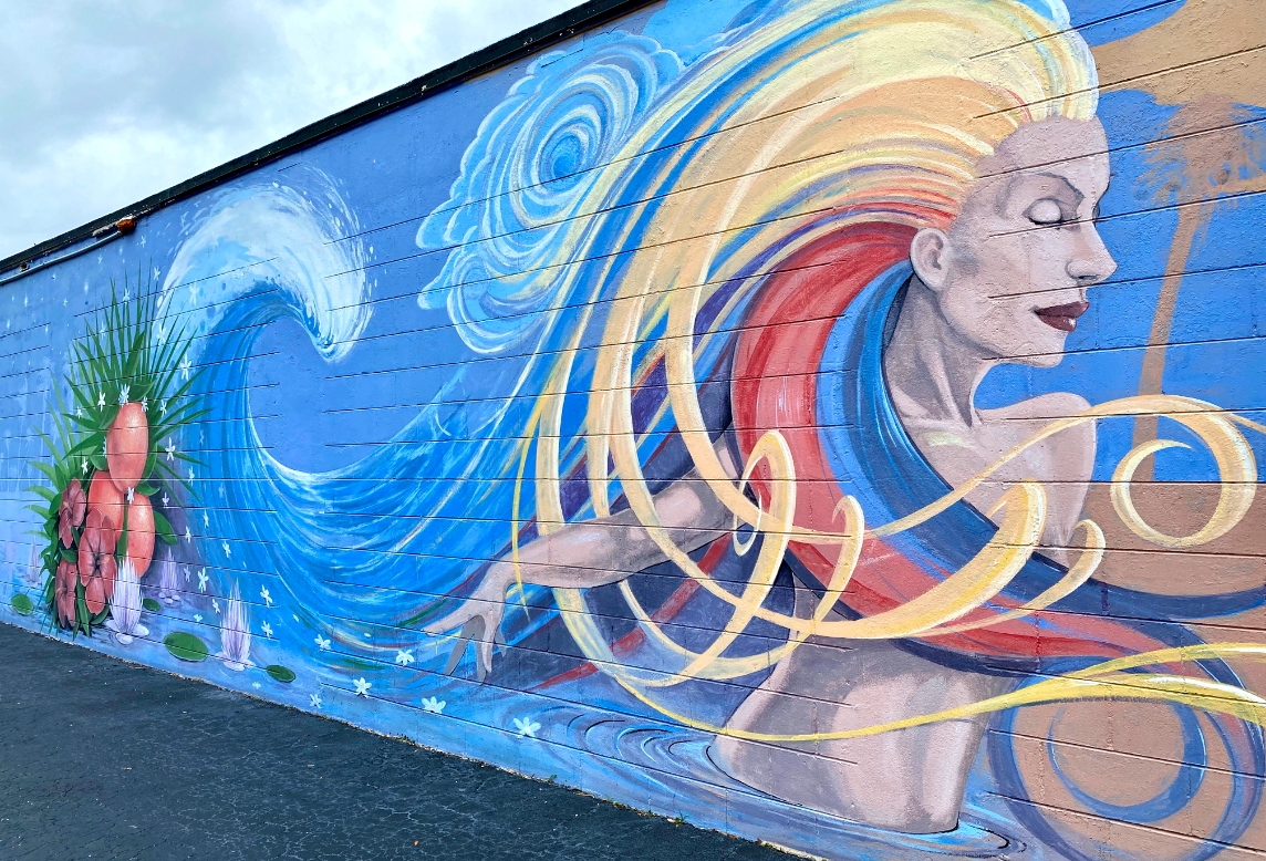 Ian Sodden “Ocean Wave” Mural