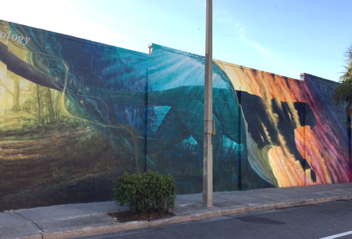 Christopher Maslow "To Reach the Stars Through Science" Mural
