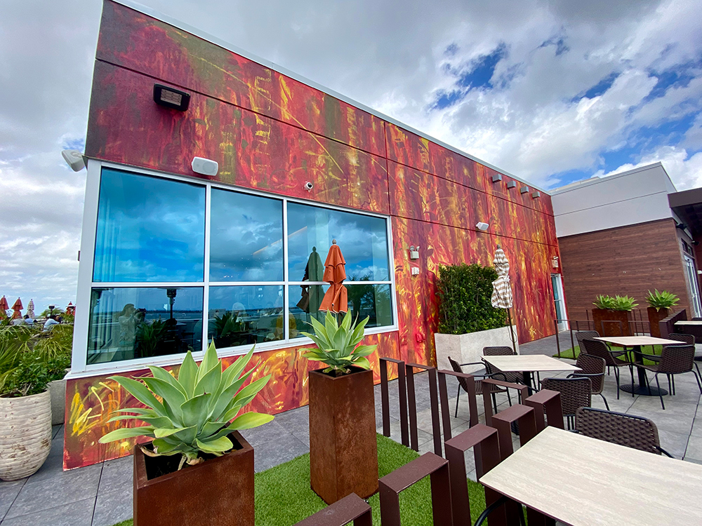 Christopher Maslow "Abstract" Hotel Melby Rooftop Mural
